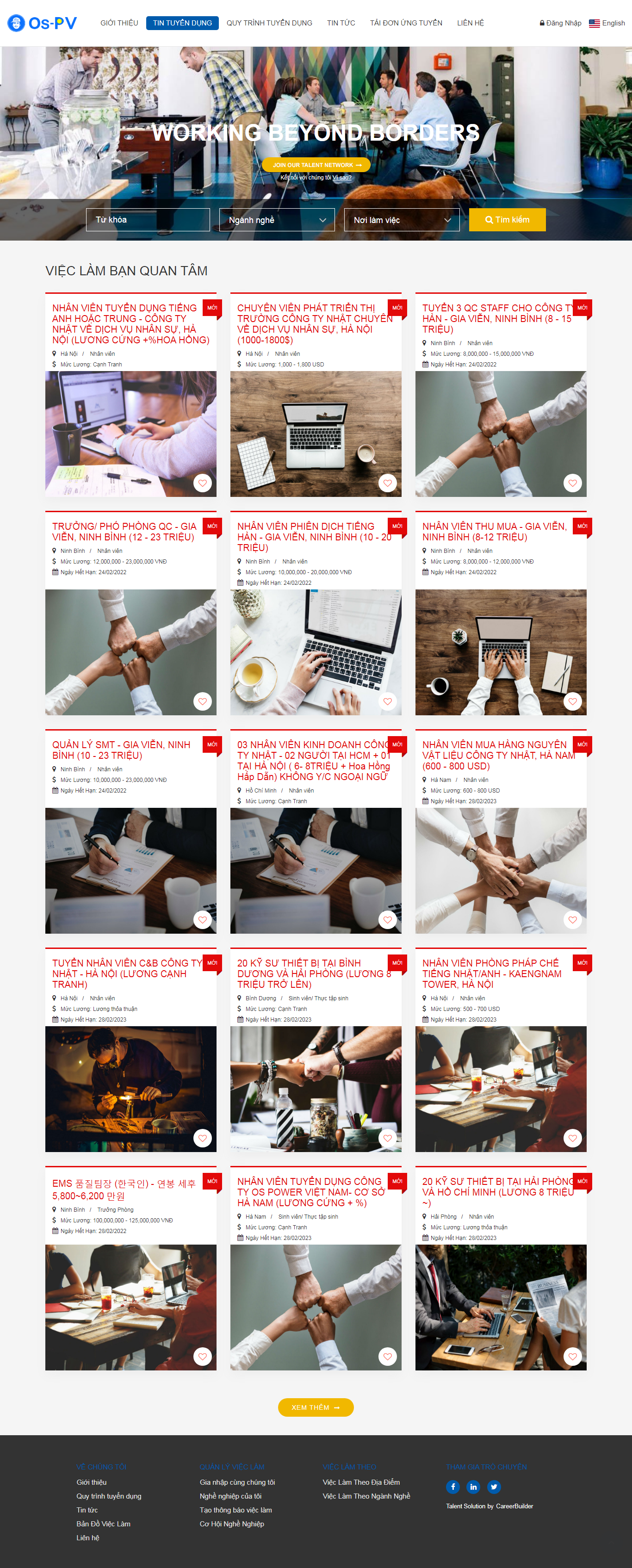 [dangkykinhdoanh] Thiết kế Website Web công ty TNHH - ospvtalentnetworkvn