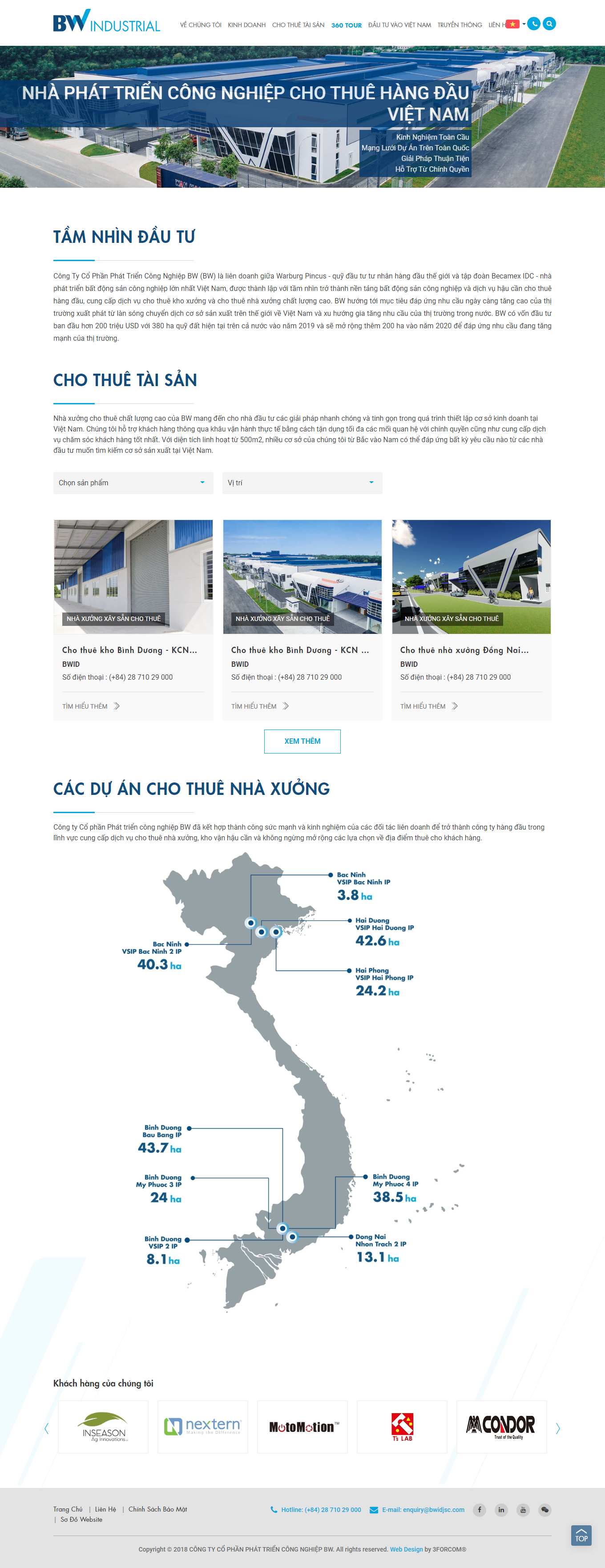 [idico] Thiết kế web khu công nghiệp - bwidjsc.com