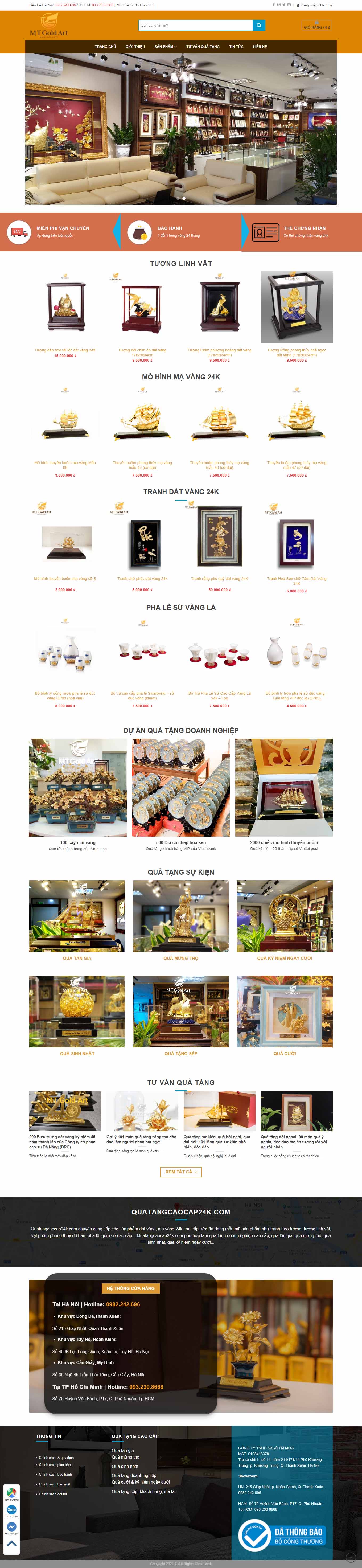 [thienhoaco] Thiết kế Website Web Quận 1 - quatangcaocap24kcom