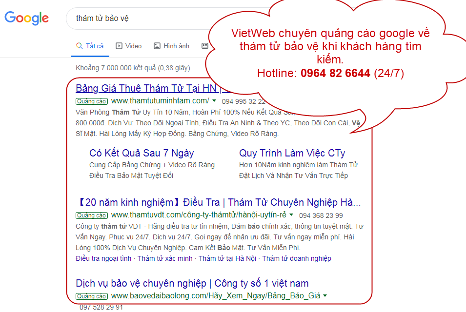 Quảng C&aacute;o Google Th&aacute;m Tử Bảo Vệ C&oacute; Hiệu Quả Kh&ocirc;ng?