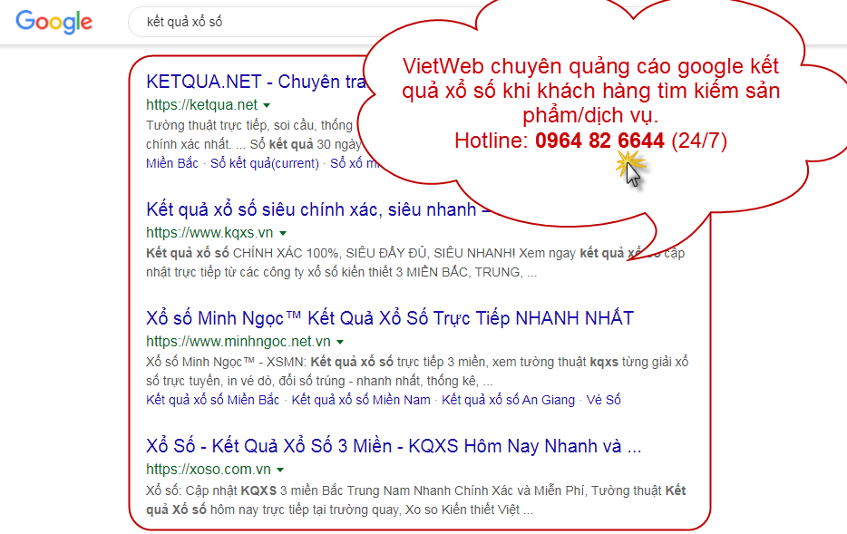Quảng C&aacute;o Google Kết Quả Xổ Số C&oacute; Hiệu Quả Kh&ocirc;ng?