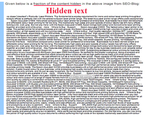 Hidden Text Là Gì?Tìm Hiểu Hidden Text Là Gì?