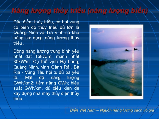 Năng Lượng Thủy Triều Là Gì? Tìm Hiểu Về Năng Lượng Thủy Triều Là Gì?