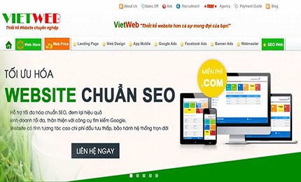 Công Ty Dịch Vụ Thiết Kế Website thương mại điện tử