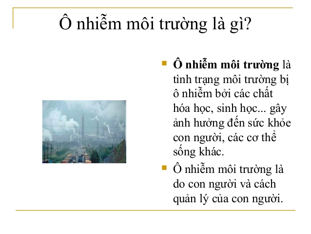 Tìm Hiểu Về Ô Nhiễm Môi Trường Là Gì?